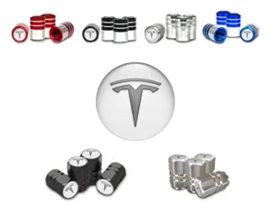 Tesla Caps Tige Valve Pneus Vélos Minimal
